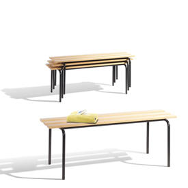 fStapel Sitzbank, freistehend